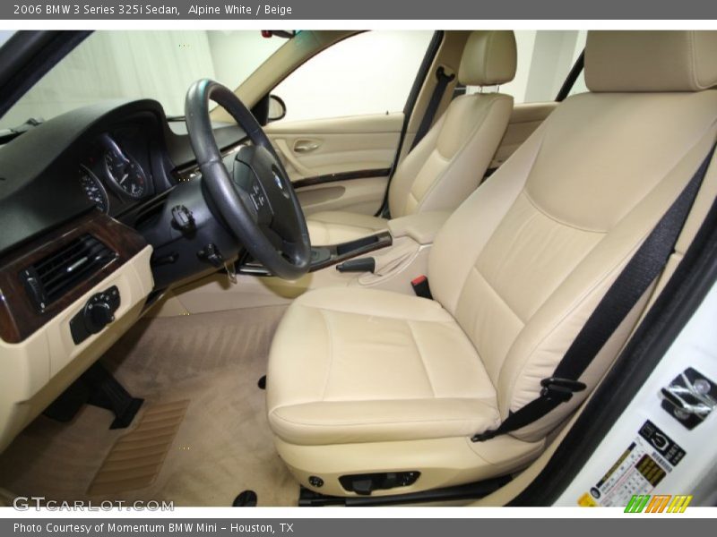 Alpine White / Beige 2006 BMW 3 Series 325i Sedan