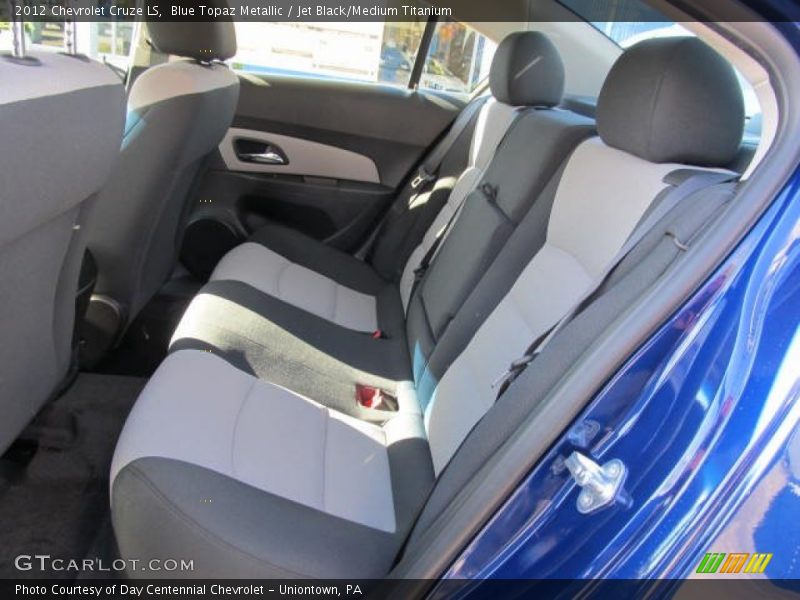 Blue Topaz Metallic / Jet Black/Medium Titanium 2012 Chevrolet Cruze LS