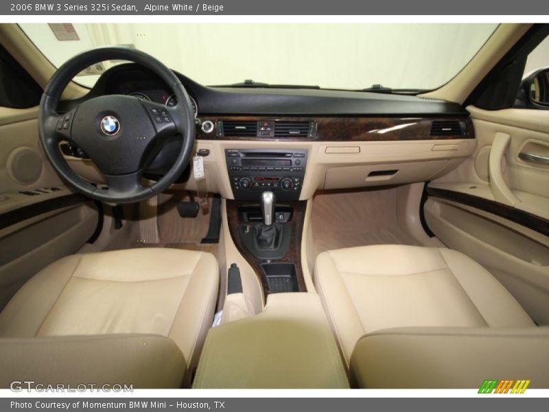 Alpine White / Beige 2006 BMW 3 Series 325i Sedan