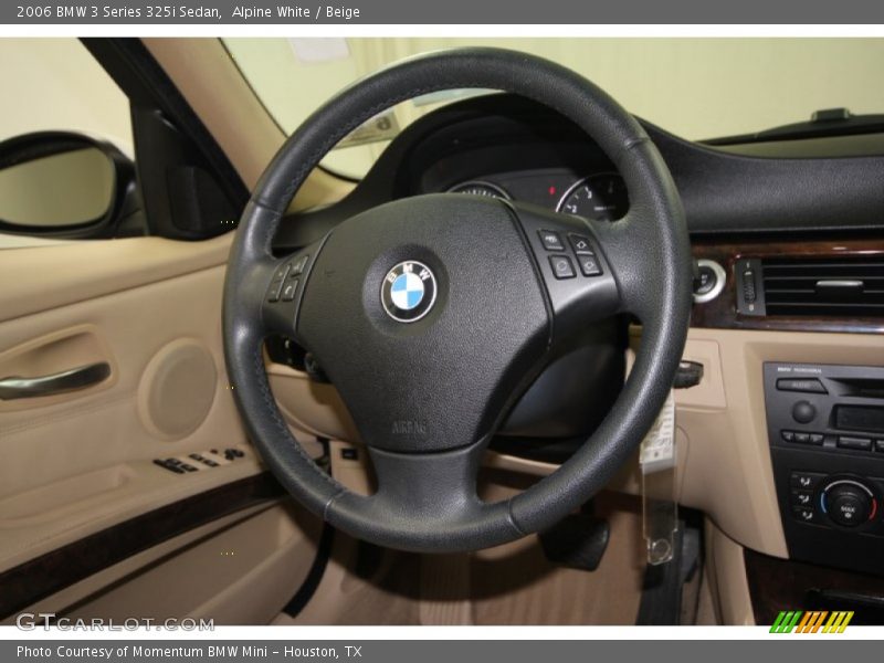 Alpine White / Beige 2006 BMW 3 Series 325i Sedan