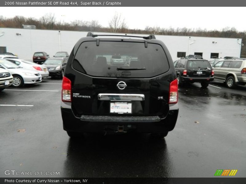 Super Black / Graphite 2006 Nissan Pathfinder SE Off Road 4x4