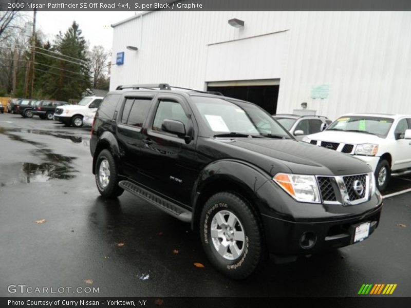 Super Black / Graphite 2006 Nissan Pathfinder SE Off Road 4x4