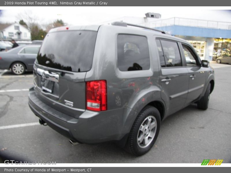 Nimbus Gray Metallic / Gray 2009 Honda Pilot Touring 4WD