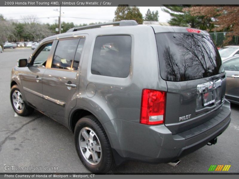 Nimbus Gray Metallic / Gray 2009 Honda Pilot Touring 4WD