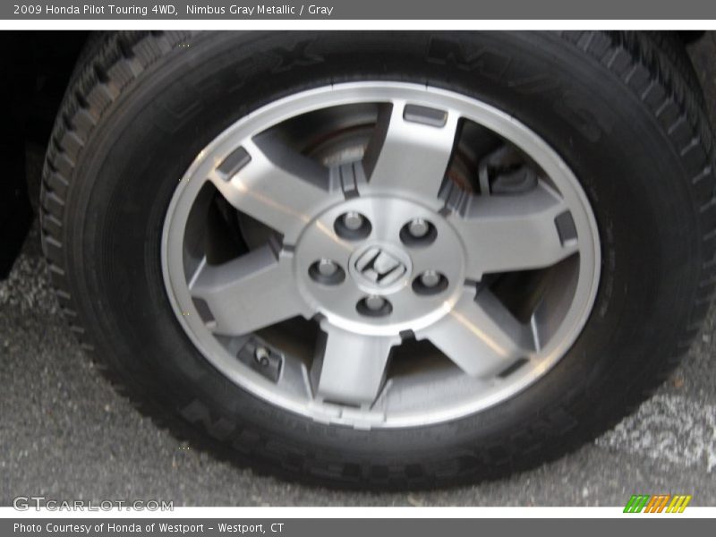 Nimbus Gray Metallic / Gray 2009 Honda Pilot Touring 4WD