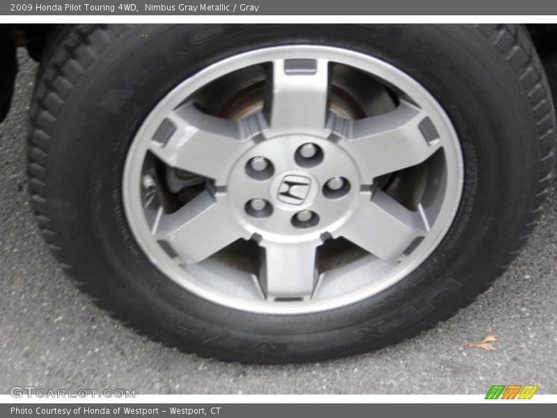 Nimbus Gray Metallic / Gray 2009 Honda Pilot Touring 4WD