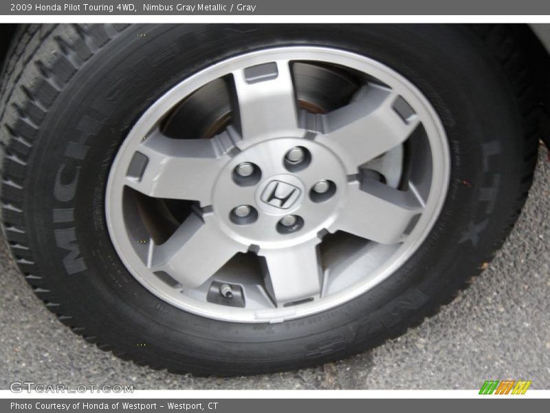 Nimbus Gray Metallic / Gray 2009 Honda Pilot Touring 4WD