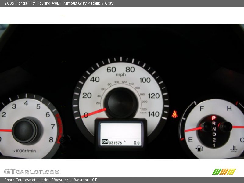 Nimbus Gray Metallic / Gray 2009 Honda Pilot Touring 4WD