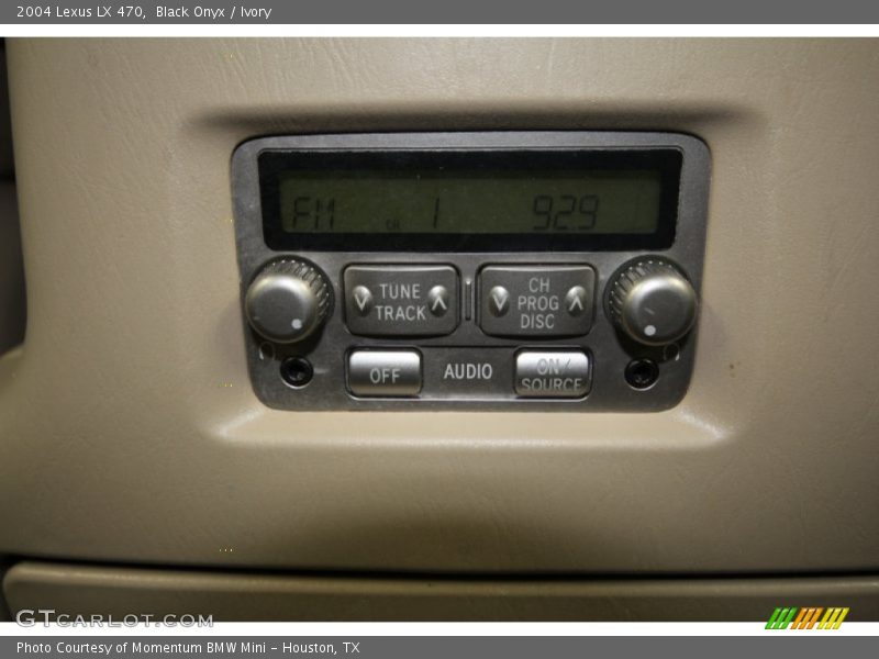 Black Onyx / Ivory 2004 Lexus LX 470