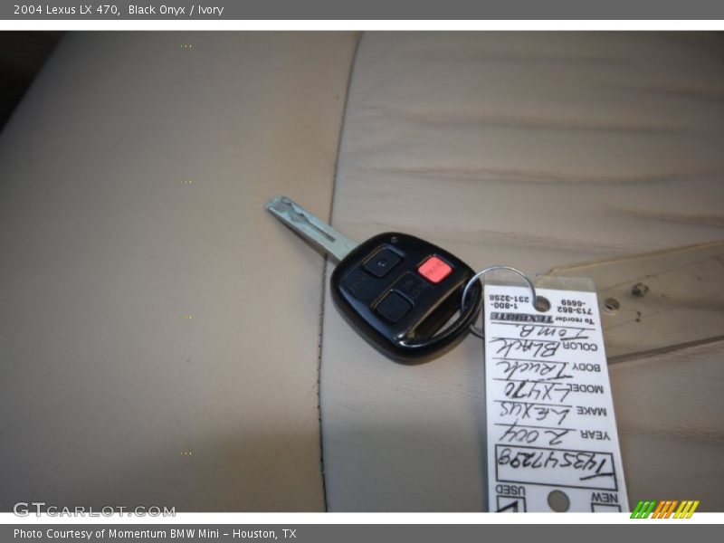 Black Onyx / Ivory 2004 Lexus LX 470