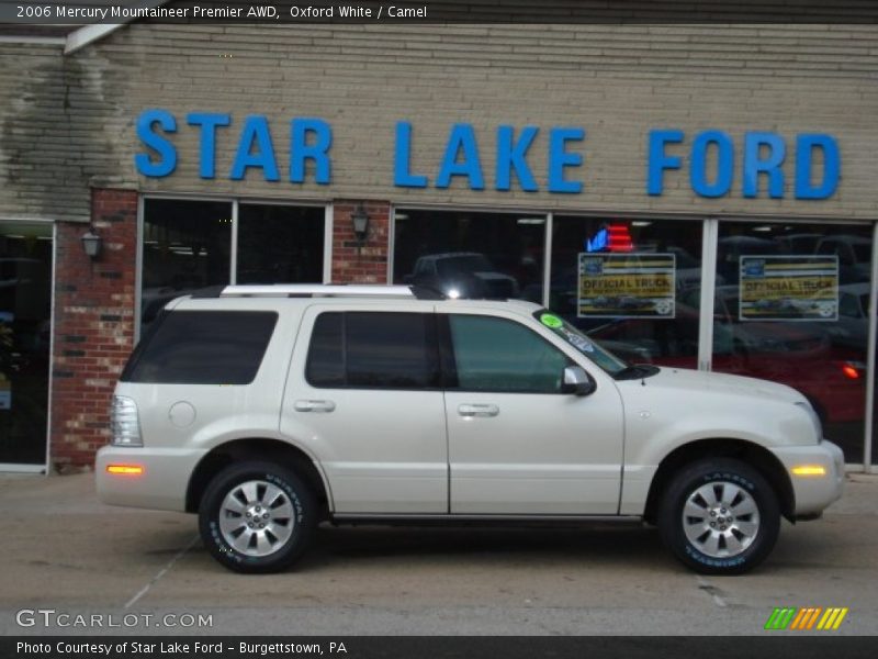 Oxford White / Camel 2006 Mercury Mountaineer Premier AWD