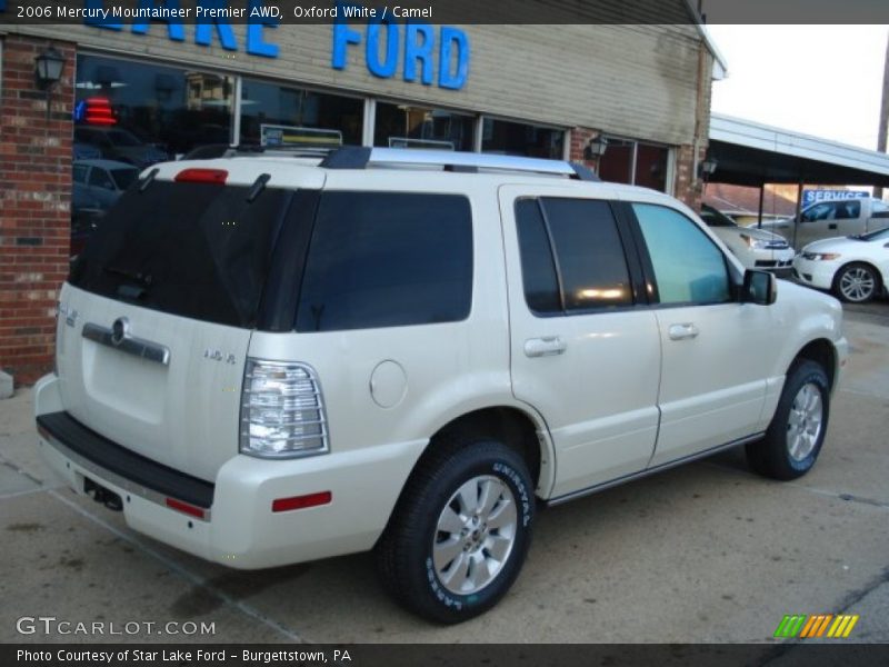 Oxford White / Camel 2006 Mercury Mountaineer Premier AWD