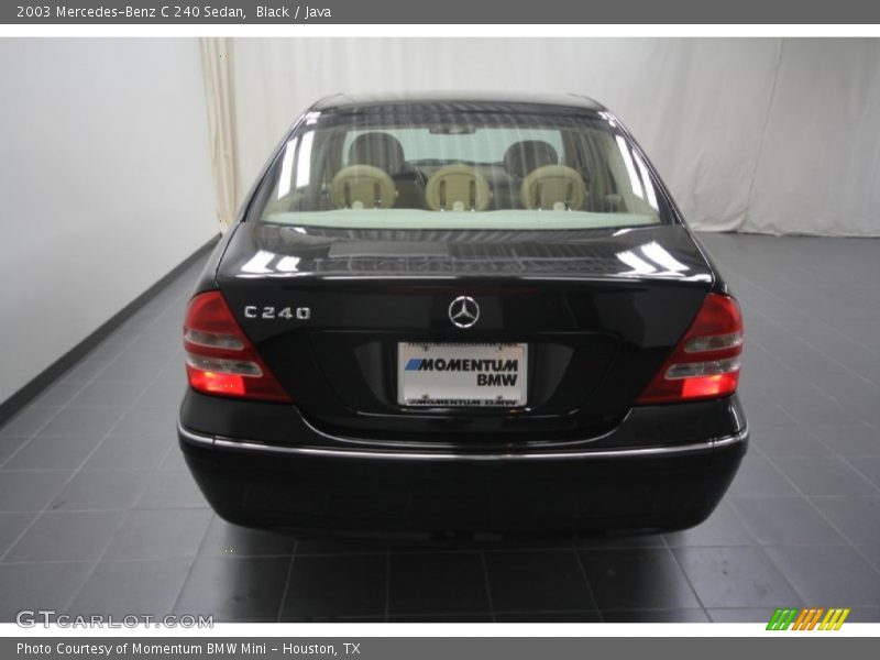 Black / Java 2003 Mercedes-Benz C 240 Sedan
