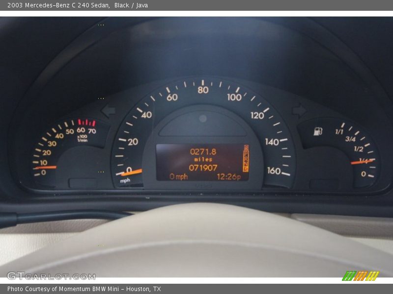 Black / Java 2003 Mercedes-Benz C 240 Sedan