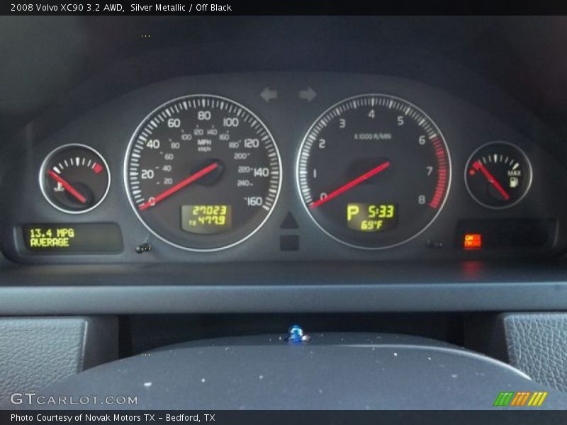 Silver Metallic / Off Black 2008 Volvo XC90 3.2 AWD