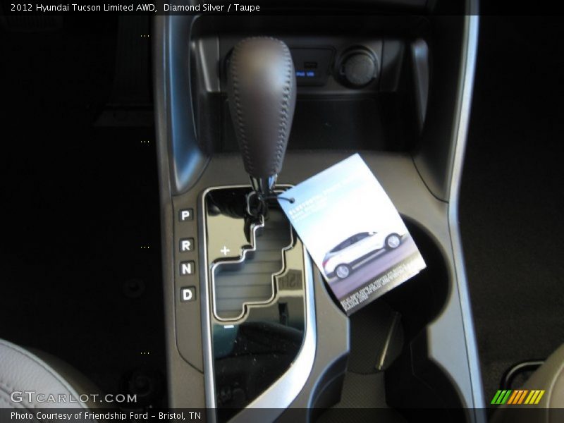 Diamond Silver / Taupe 2012 Hyundai Tucson Limited AWD