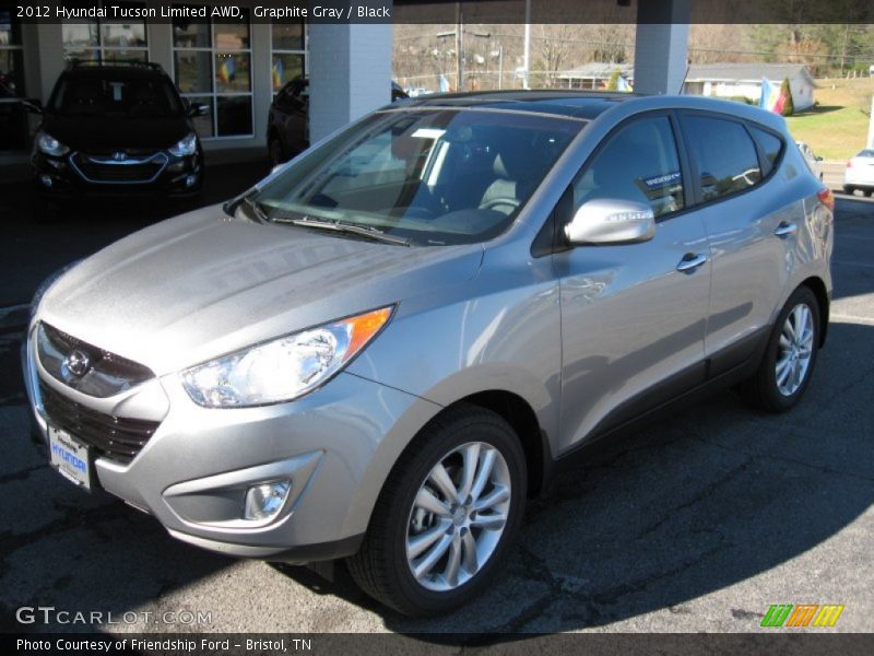 Graphite Gray / Black 2012 Hyundai Tucson Limited AWD