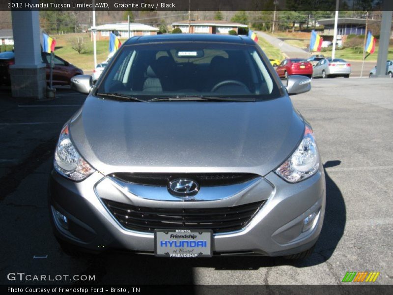 Graphite Gray / Black 2012 Hyundai Tucson Limited AWD