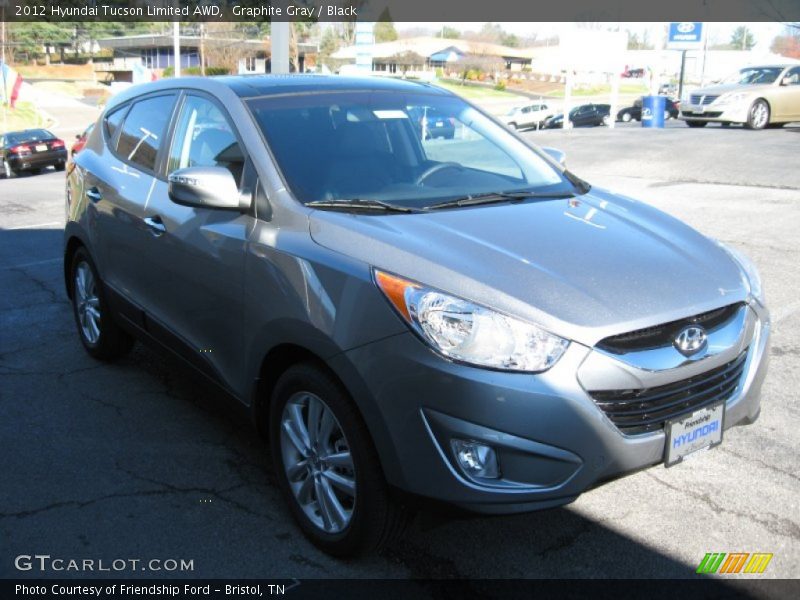 Graphite Gray / Black 2012 Hyundai Tucson Limited AWD