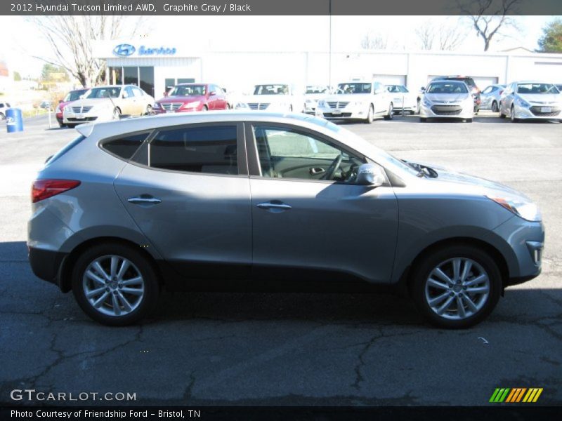 Graphite Gray / Black 2012 Hyundai Tucson Limited AWD