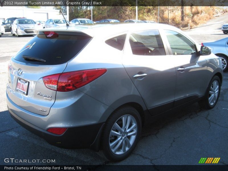 Graphite Gray / Black 2012 Hyundai Tucson Limited AWD