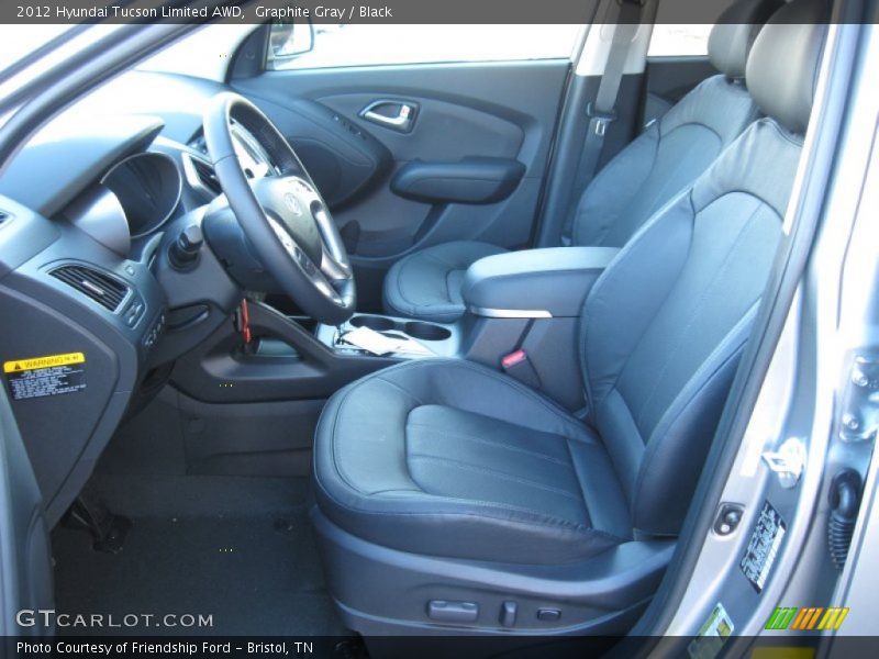 Graphite Gray / Black 2012 Hyundai Tucson Limited AWD