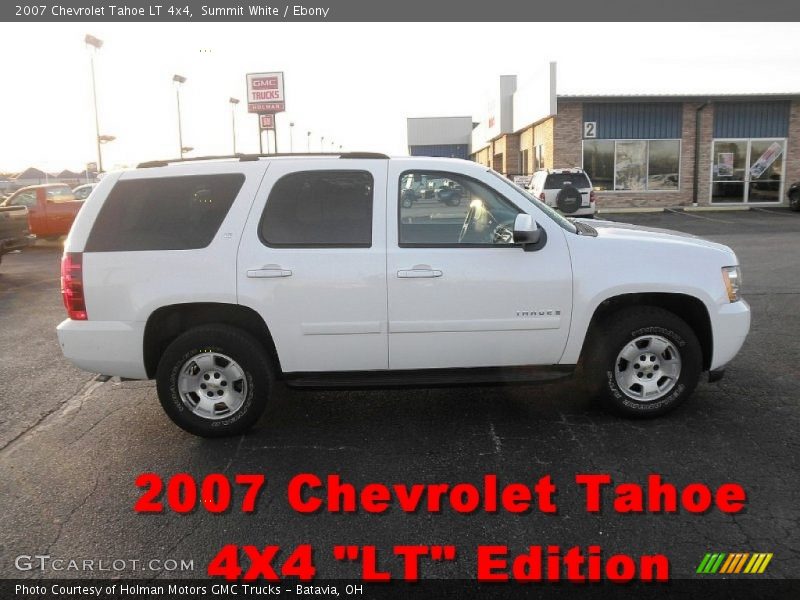 Summit White / Ebony 2007 Chevrolet Tahoe LT 4x4