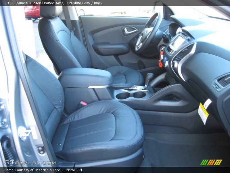 Graphite Gray / Black 2012 Hyundai Tucson Limited AWD