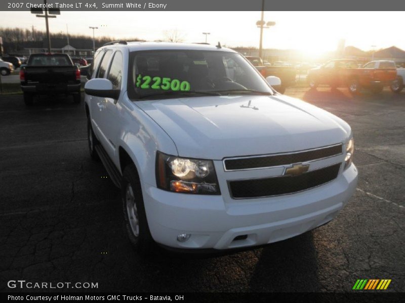 Summit White / Ebony 2007 Chevrolet Tahoe LT 4x4