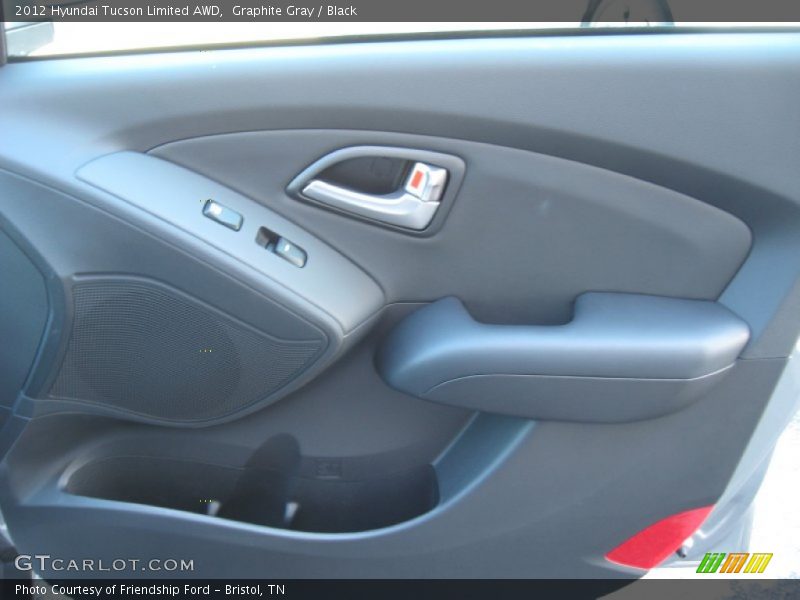 Graphite Gray / Black 2012 Hyundai Tucson Limited AWD