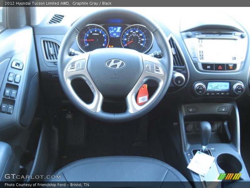 Graphite Gray / Black 2012 Hyundai Tucson Limited AWD