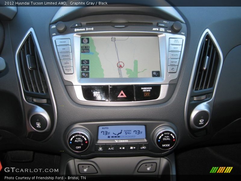 Graphite Gray / Black 2012 Hyundai Tucson Limited AWD