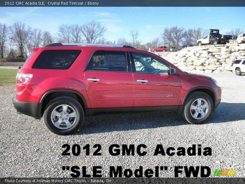Crystal Red Tintcoat / Ebony 2012 GMC Acadia SLE