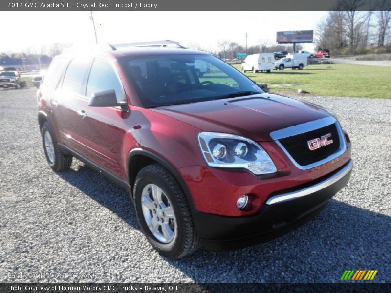 Crystal Red Tintcoat / Ebony 2012 GMC Acadia SLE