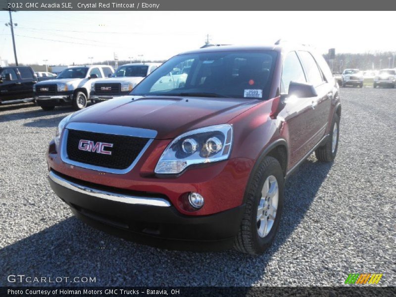 Crystal Red Tintcoat / Ebony 2012 GMC Acadia SLE