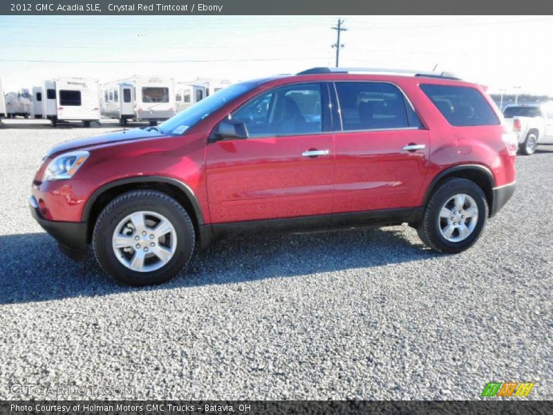 Crystal Red Tintcoat / Ebony 2012 GMC Acadia SLE