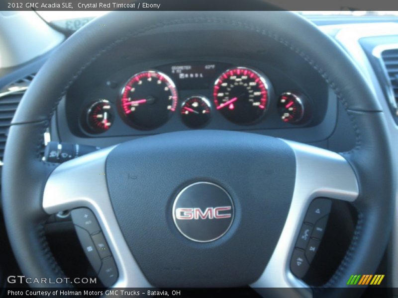 Crystal Red Tintcoat / Ebony 2012 GMC Acadia SLE