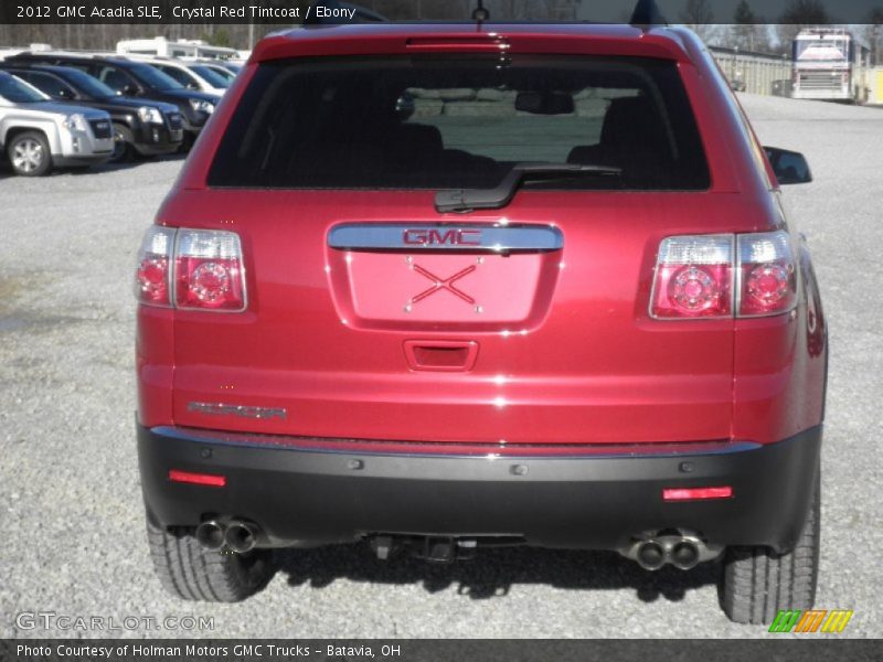 Crystal Red Tintcoat / Ebony 2012 GMC Acadia SLE