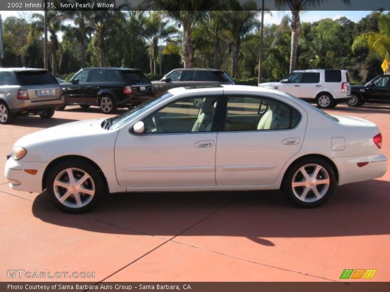 Ivory Pearl / Willow 2002 Infiniti I 35