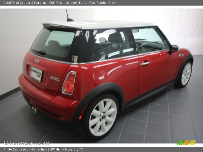 Chili Red / Octagon Tartan Red/Panther Black 2006 Mini Cooper S Hardtop