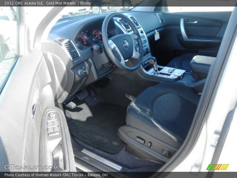 Gold Mist Metallic / Ebony 2012 GMC Acadia SLE