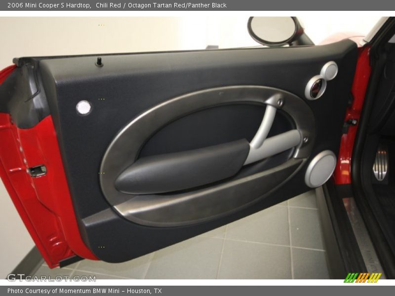 Chili Red / Octagon Tartan Red/Panther Black 2006 Mini Cooper S Hardtop