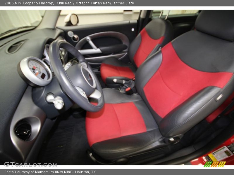 Chili Red / Octagon Tartan Red/Panther Black 2006 Mini Cooper S Hardtop