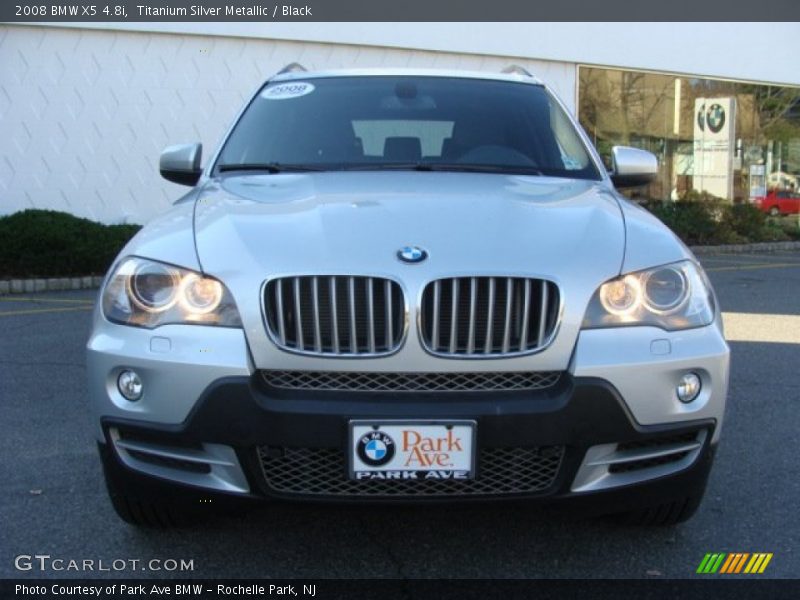 Titanium Silver Metallic / Black 2008 BMW X5 4.8i