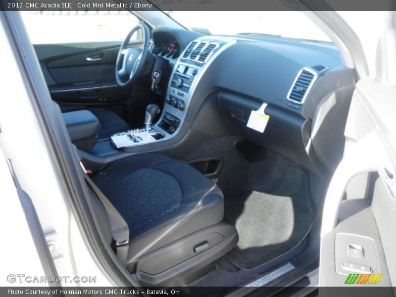 Gold Mist Metallic / Ebony 2012 GMC Acadia SLE
