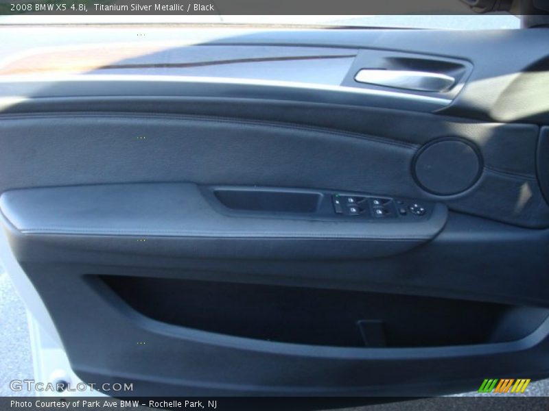 Titanium Silver Metallic / Black 2008 BMW X5 4.8i