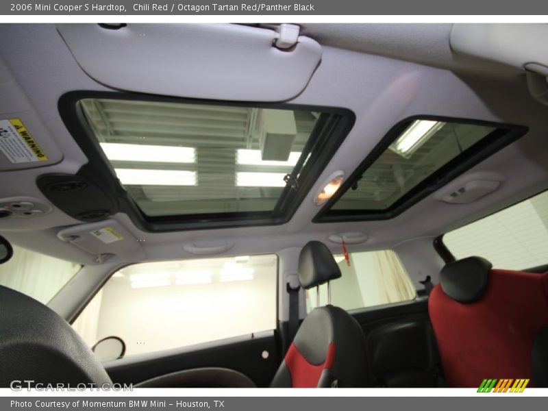 Chili Red / Octagon Tartan Red/Panther Black 2006 Mini Cooper S Hardtop