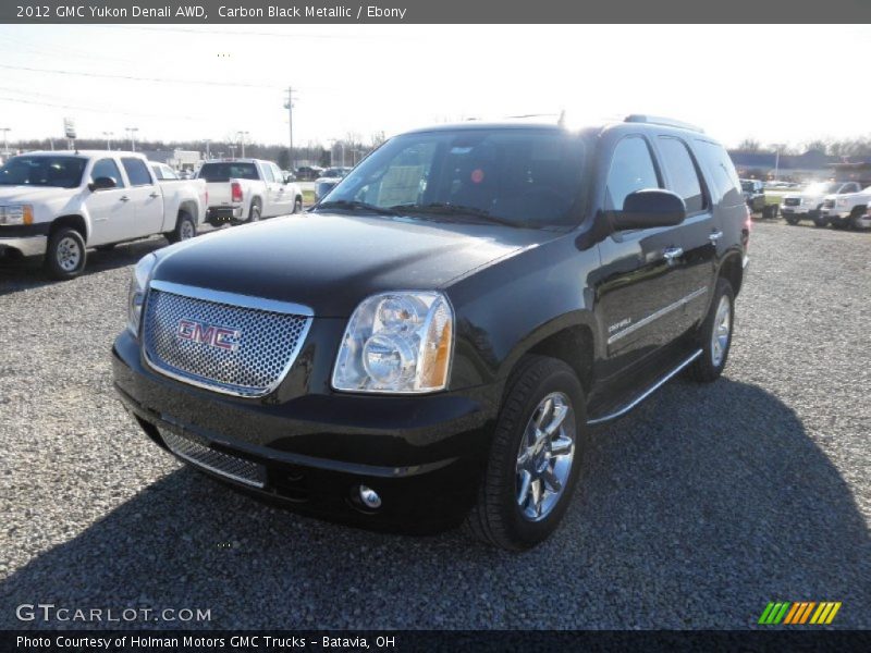 Carbon Black Metallic / Ebony 2012 GMC Yukon Denali AWD