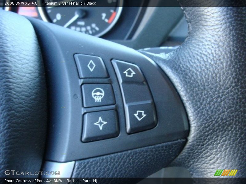 Titanium Silver Metallic / Black 2008 BMW X5 4.8i