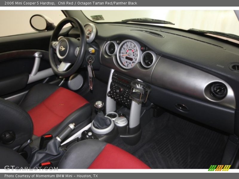 Chili Red / Octagon Tartan Red/Panther Black 2006 Mini Cooper S Hardtop